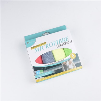 4 PK Totons de nettoyage en microfibre