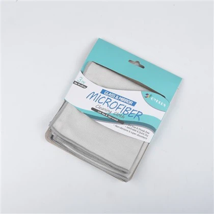 Chiffon de nettoyage en microfibre pour verre et miroir